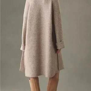 Anthropologie Beige Long Cardigan